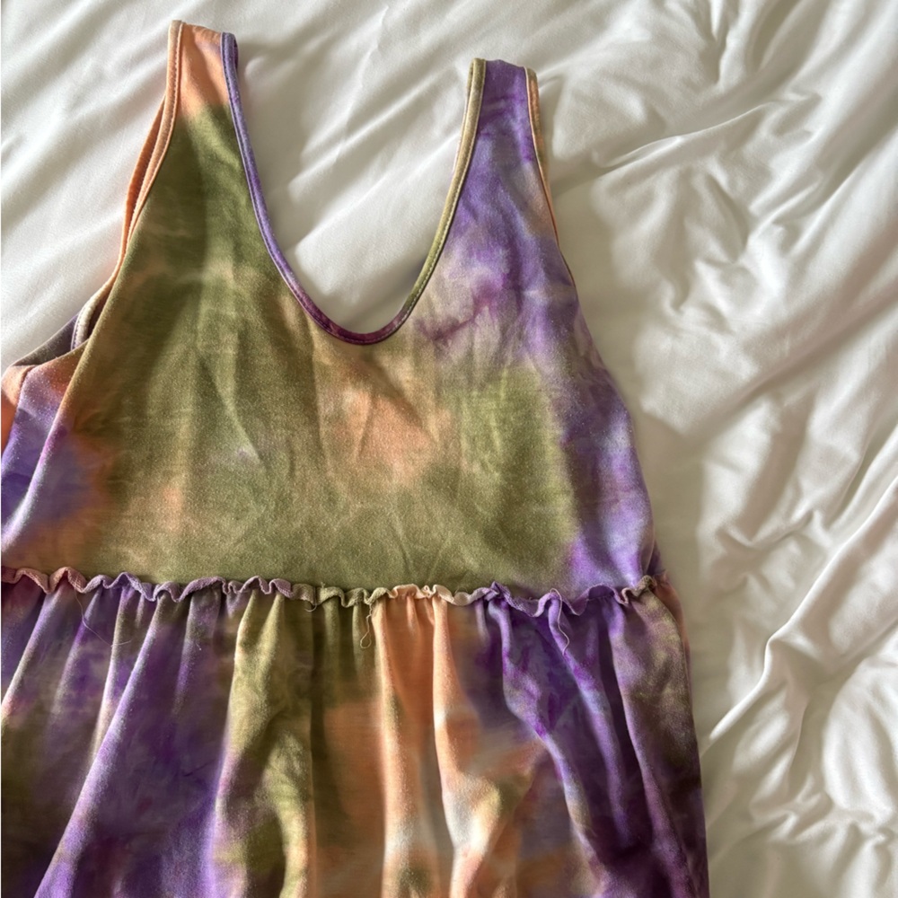 Multicolored Mini Dress
